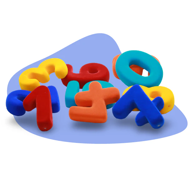 Rubbabu Magnetic Numeral Set