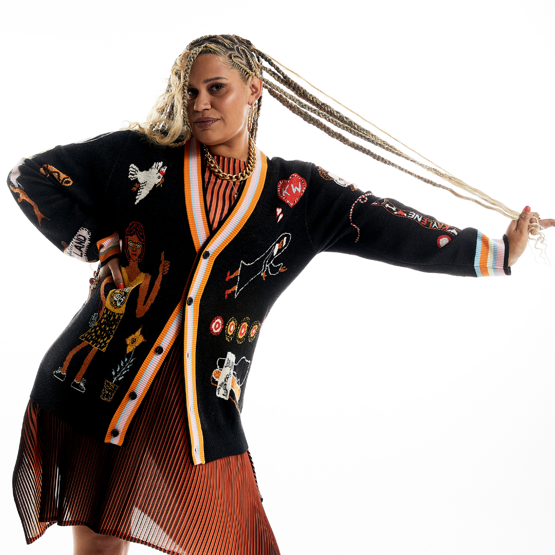 WAH-WAH Kaylene Whiskey Cardigan