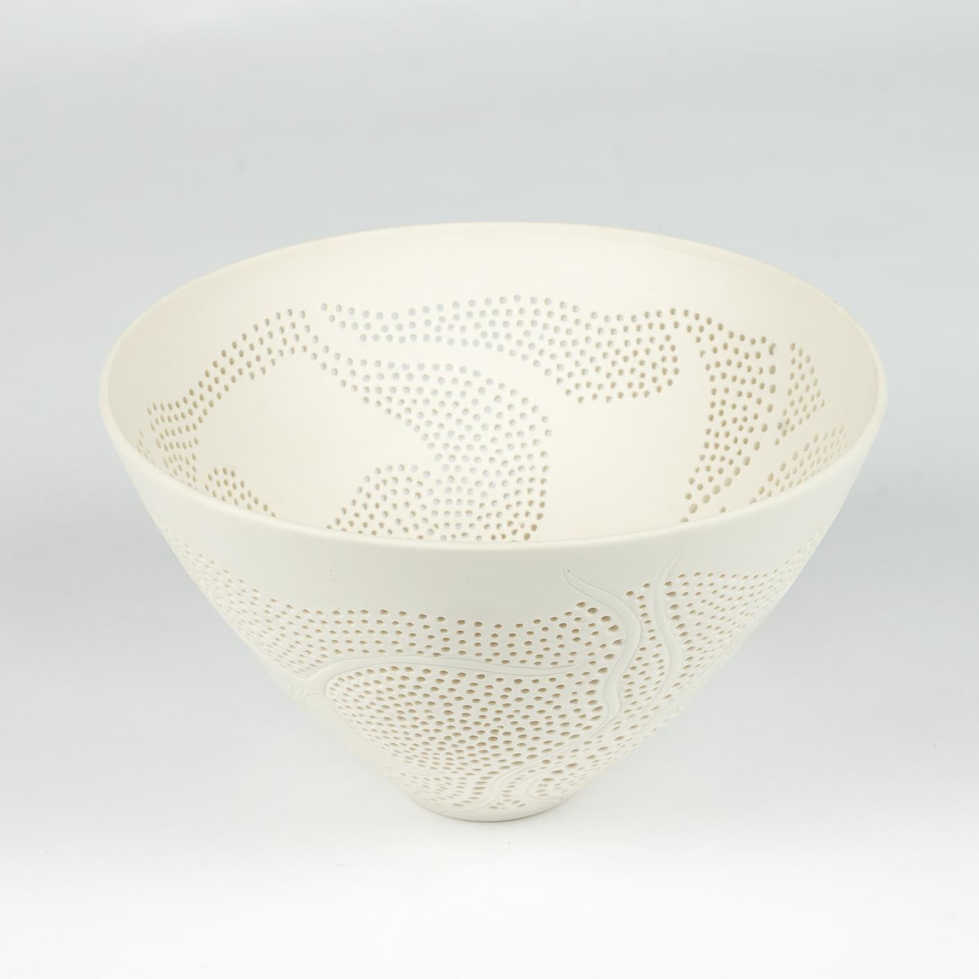 Dariya Ceramics Pierced Bowl Stingray