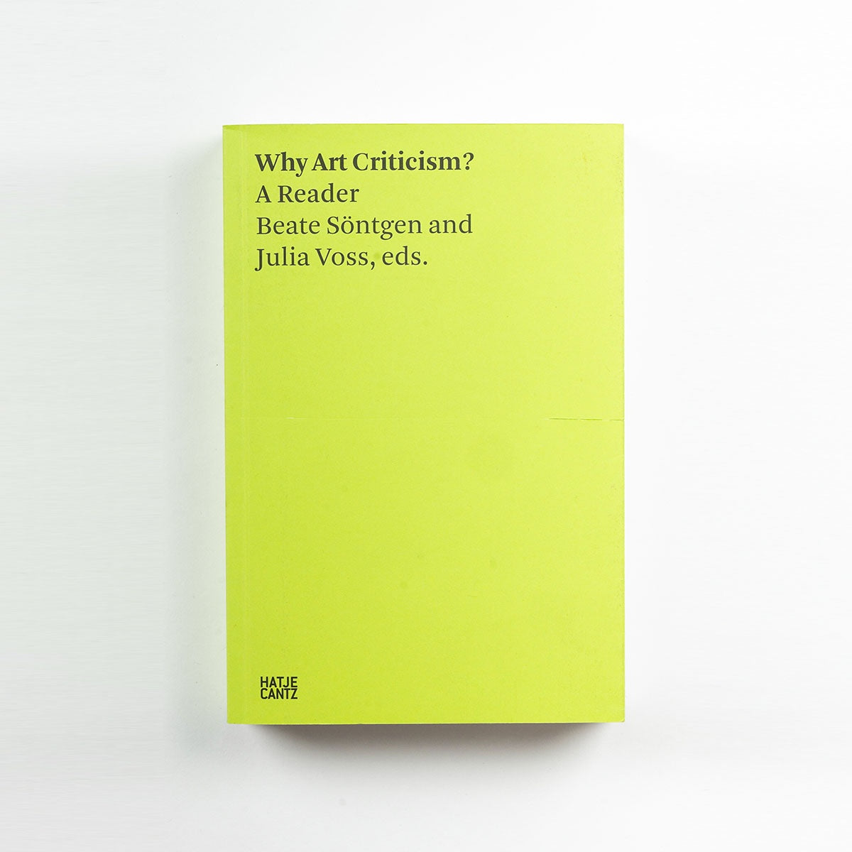 Why Art Criticism? A Reader