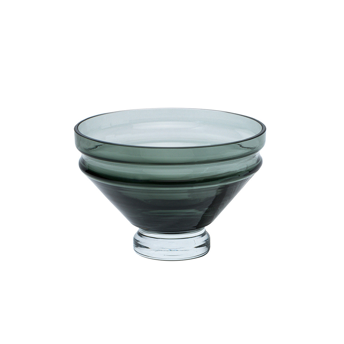 Relæ Glass Bowl Small, Cool Grey