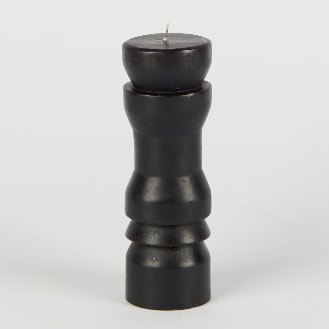 Totem Candle Black Medium