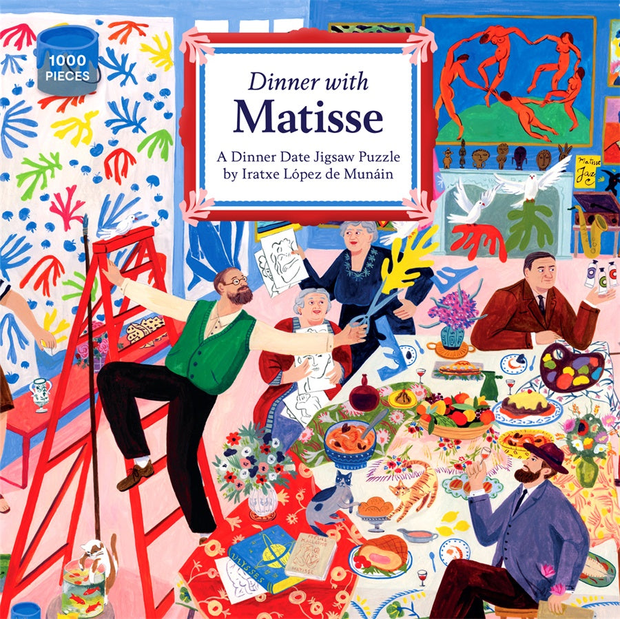 Dinner with Matisse - A 1000-Piece Dinner Date Jigsaw Puzzle