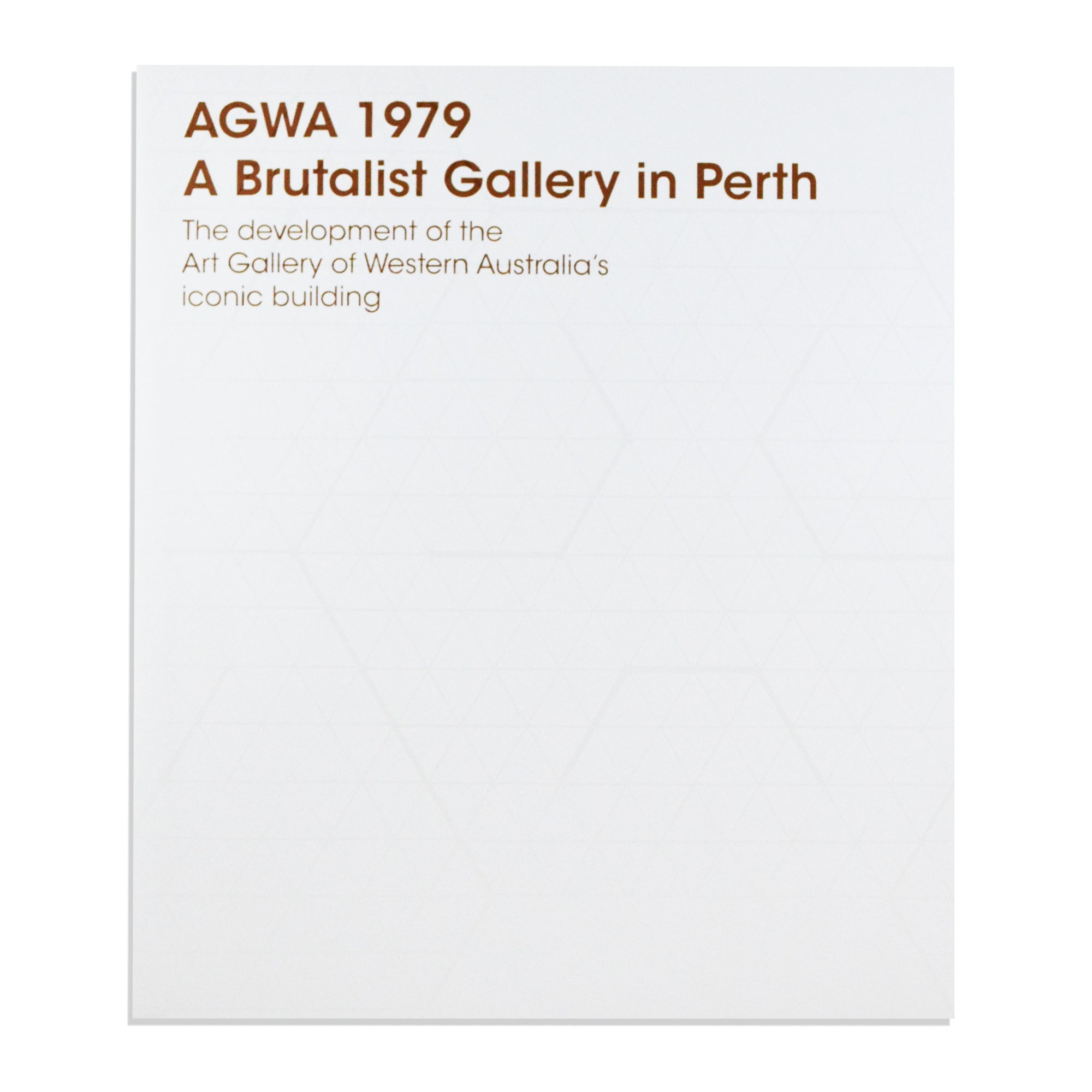 AGWA 1979: A Brutalist Gallery in Perth