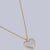 Miro Miro Sigil Heart Necklace Gold w/ Silver Ridge