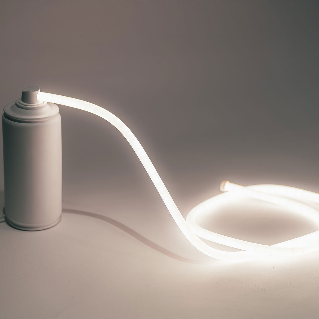 Spray Paint Glow Resin Lamp