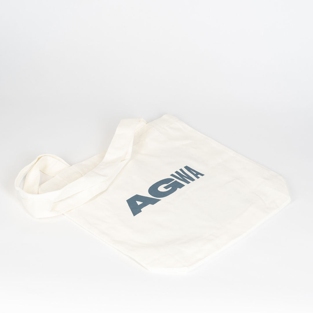 AGWA Merchandise Cream Tote Bag