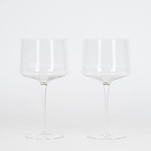 Crystal Cocktail Glass Set of 2 High