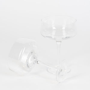 Crystal Cocktail Glass Set of 2 Low