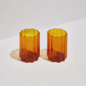 Fazeek Wave Glass Set - Amber