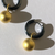 Miro Miro Aura Earrings Oxidised Silver / Gold