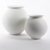 Bella Vase White -  Small D25 x H25 cms