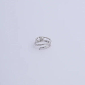 Miro Miro Desi Ring Silver/ Clear