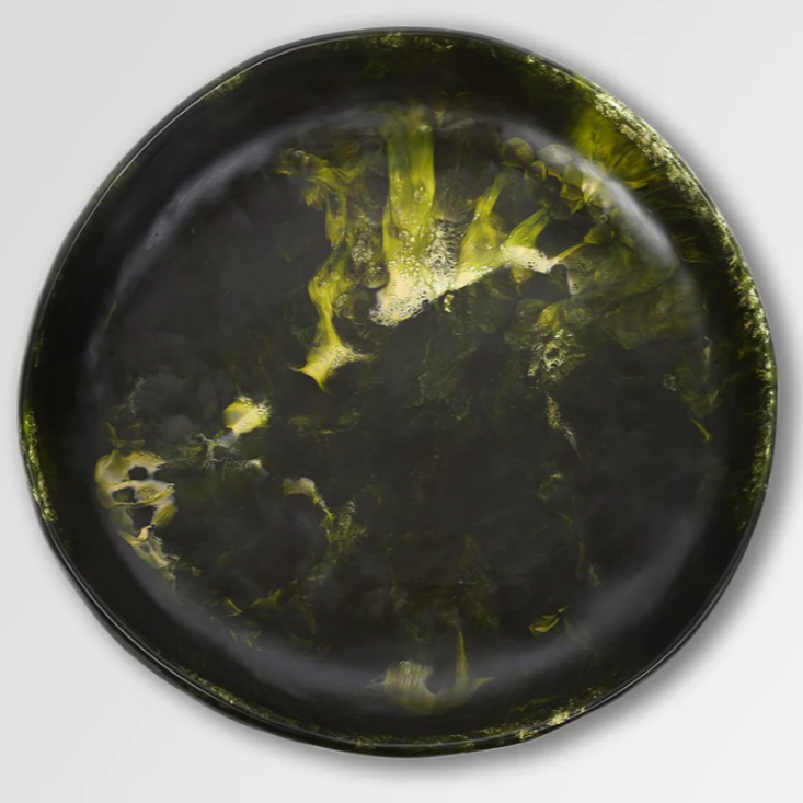 Dinosaur Designs Large Earth Bowl - Malachite