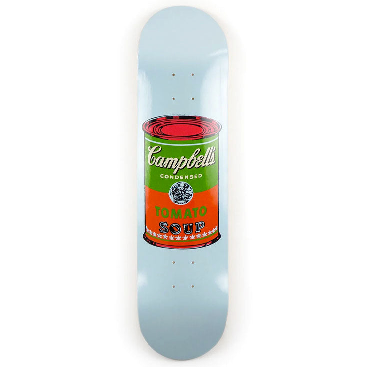 Skateboard Andy Warhol Color Campbell's Soup Red
